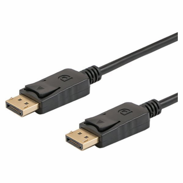 Savio CL-136 DisplayPort kabel 2 m Černá