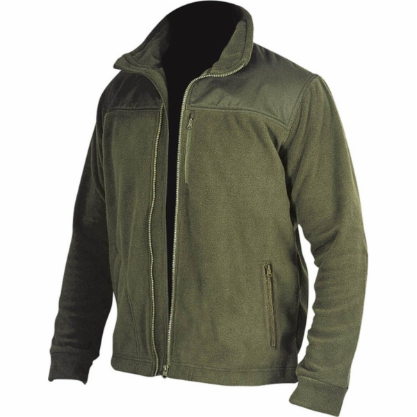 Dedra Fleece mikina s vsadkami, 280g/m2, velikost M, zelená