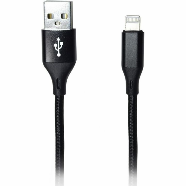 Msonic USB-A – Lightning kabel 1 m černý (MLU623)