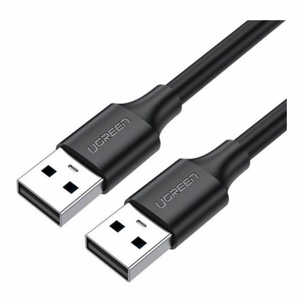 Ugreen USB-A - USB-A USB kabel 1 m černý (UGR391BLK)