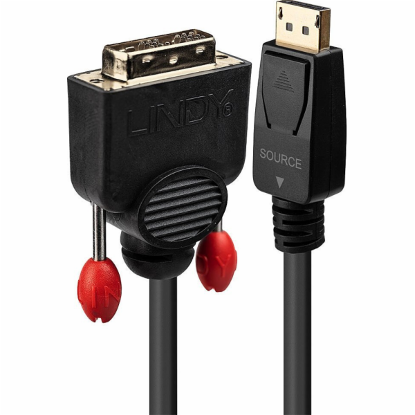 Lindy DisplayPort – kabel DVI-D 1m černý (41490)