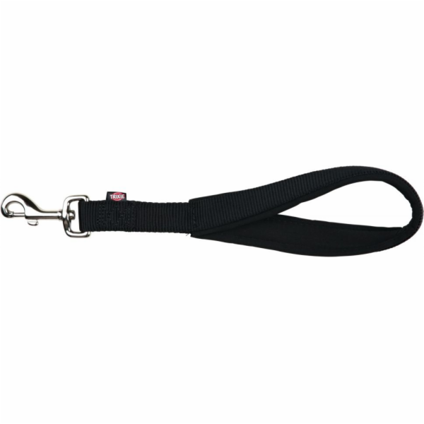 Trixie Premium vodítko krátké - Černé 2,5 cm M-XL