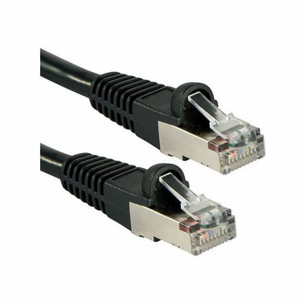 Lindy Patchcord Cat6A, S/FTP, LSOH, 2m, černý (47179)
