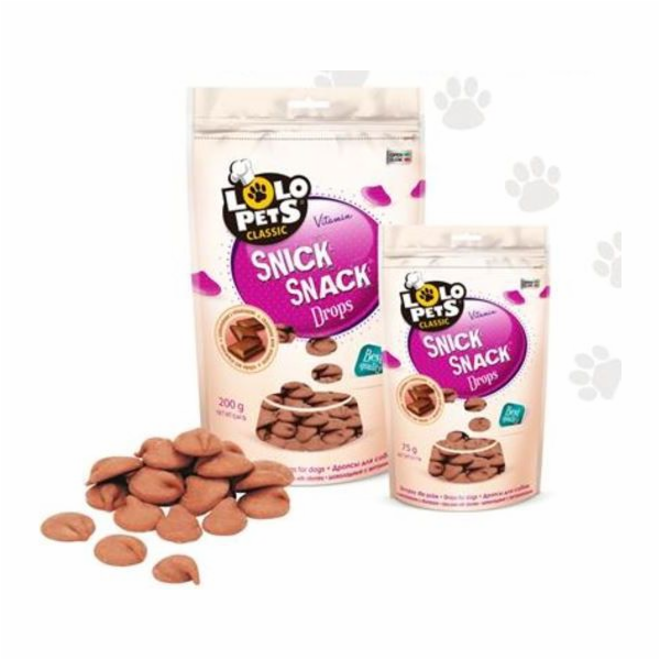 Lolo Pets klasické čokoládové kapky s vitamíny 75g