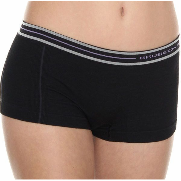 Dámské boxerky Brubeck Active Wool, černé, velikost M (BX...