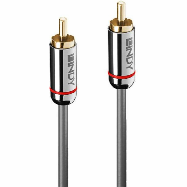 Lindy RCA (Cinch) - RCA (Cinch) kabel 3m stříbrný (35341)