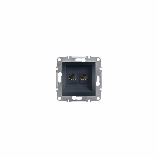 Schneider Electric Asfora počítačová zásuvka 2 x RJ45 kat...