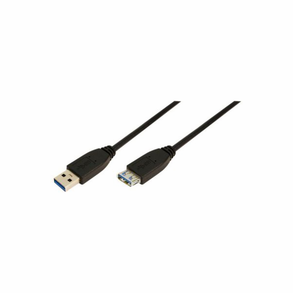 LogiLink USB-A - USB-A kabel USB 3 m černý (CU0043)