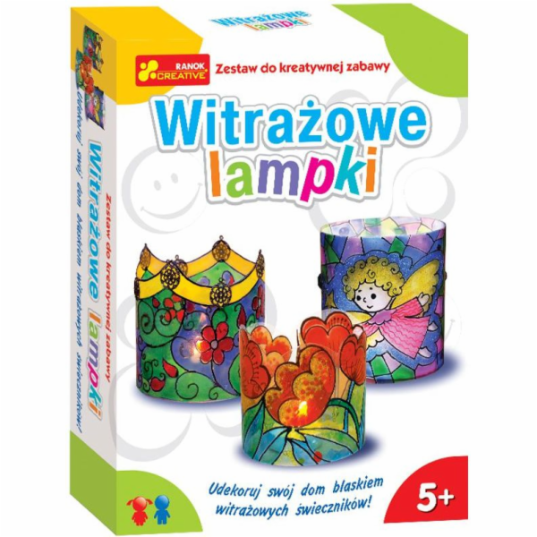 Ranní vitrážové lampy