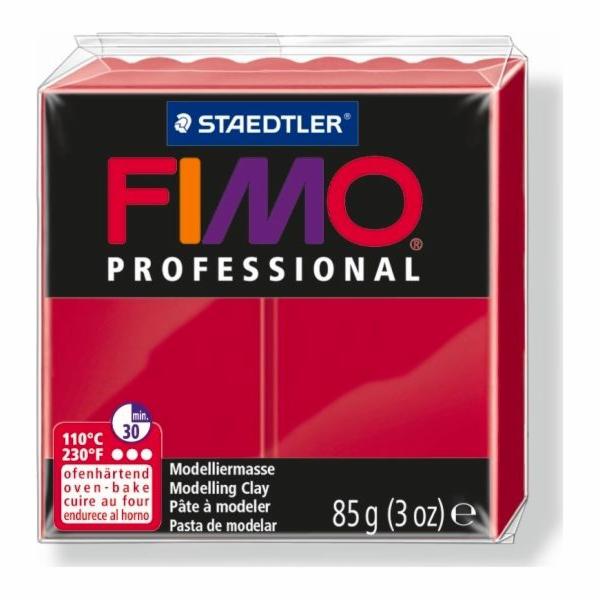 Fimo termosetová hlína Profesionální karmínová 85g