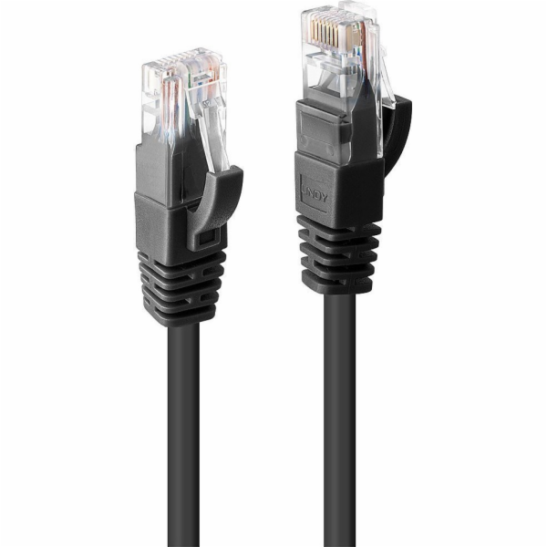 Lindy Patchkabel Cat6 U/UTP černá 5,00 m (48080)
