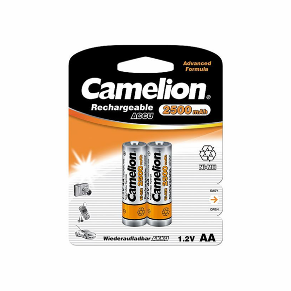 Camelion dobíjecí baterie AA / R6 2500mAh 2 ks.