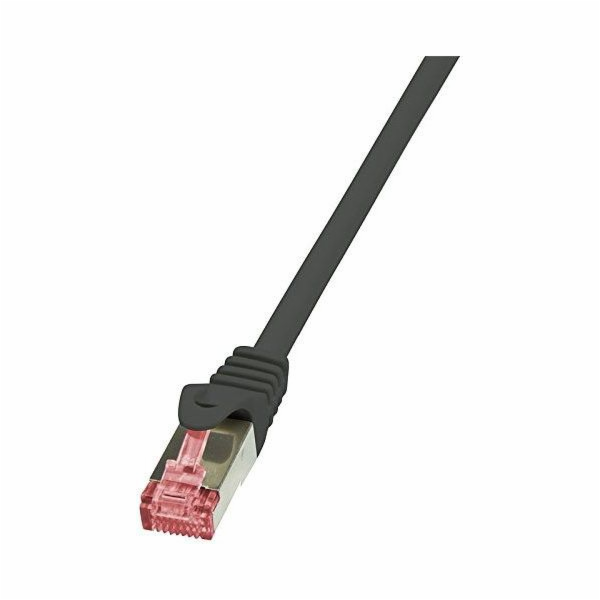 LogiLink Patchcord CAT.6 S/FTP 0,25 m, černý (CQ2013S)