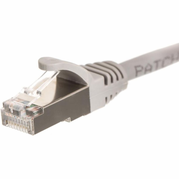 Patch kabel NetRack RJ45, kat. 6 FTP, 0,25m šedý - BZPAT0...