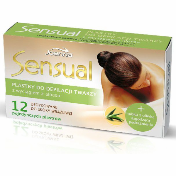 Joanna Sensual Aloe obličejové depilační proužky 1 balení...
