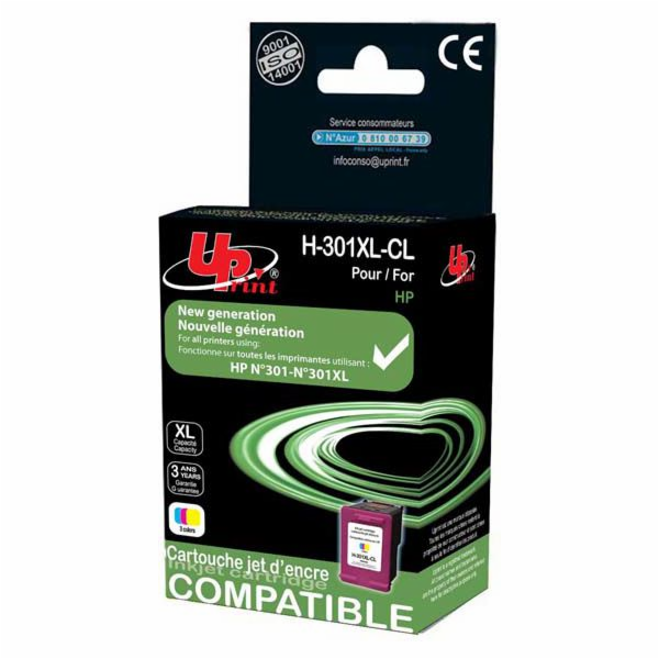 Inkoust UPrint H-301XLC / CH564EE (barevný)