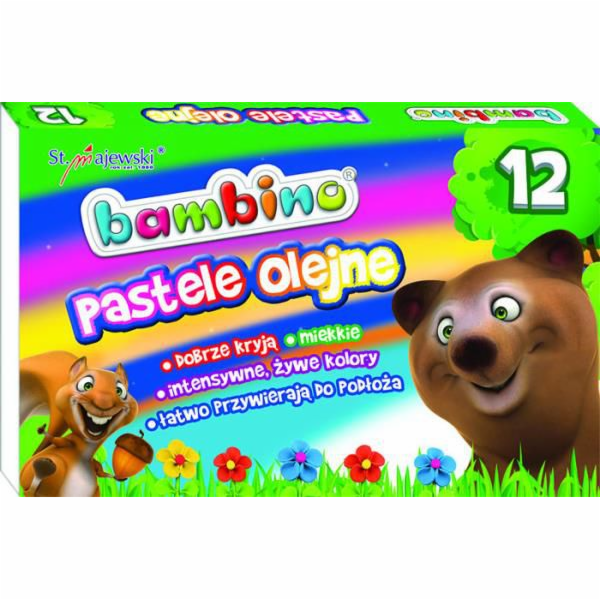 Svatý. Majewski BAMBINO olejové pastely 12col.