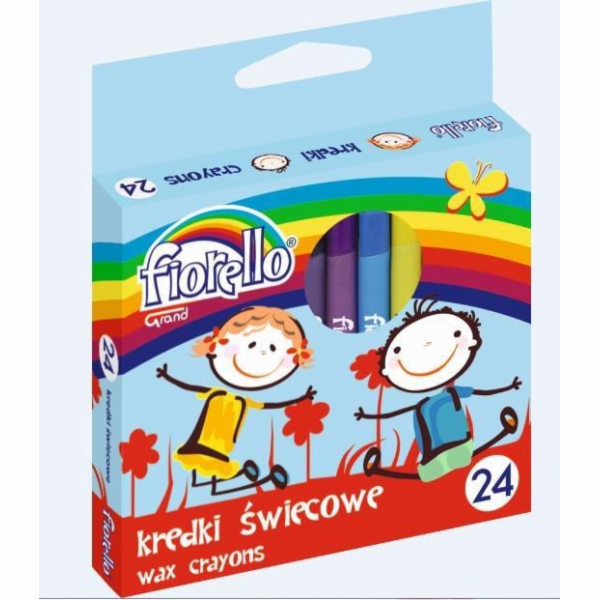 Pastelky Grand Wax 24 barev Fiorello