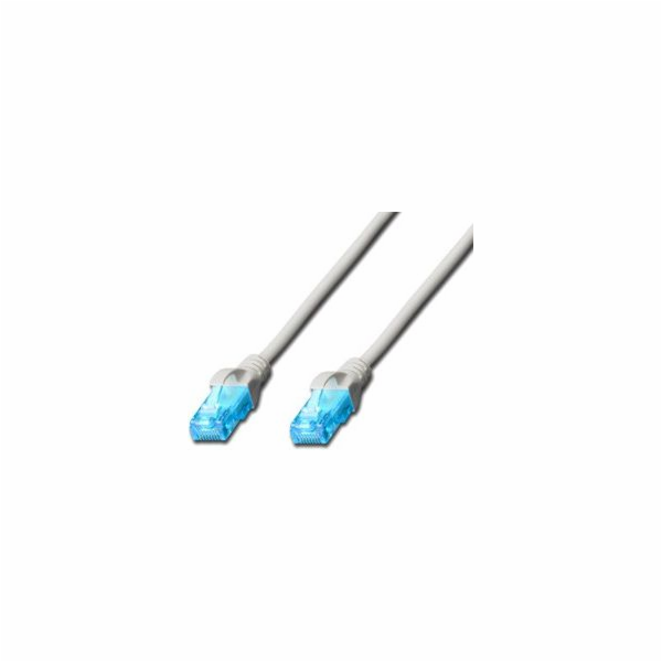 Propojovací kabel Digitus U/UTP 5e šedý 3m (DK-1512-030)