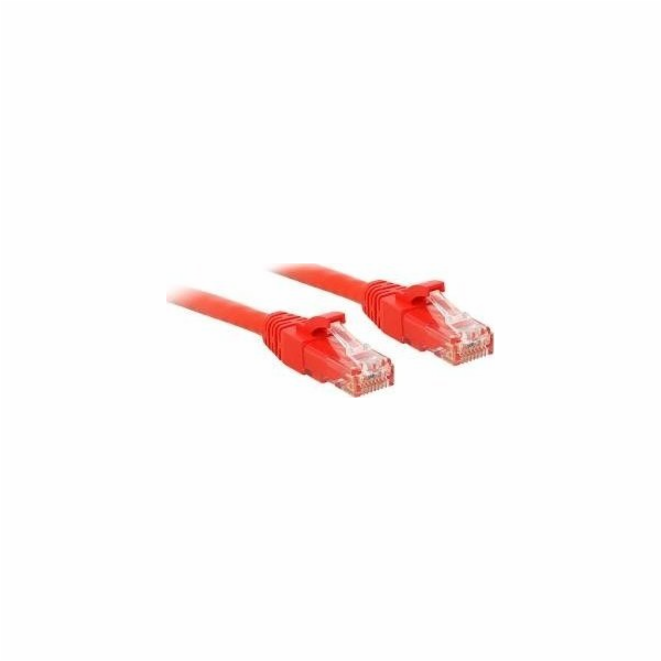 Lindy Patch kabel Cat6 U/UTP rot 0,30m (48030)