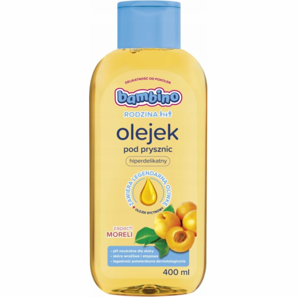 Nivea Bambino Family Hyper-delikátní sprchový olej - meru...