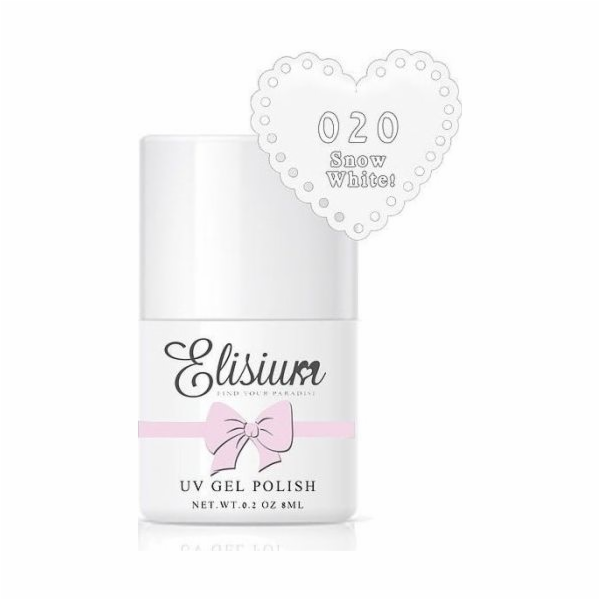 Elisium Hybrid lak na nehty 020 Snow White 8ml