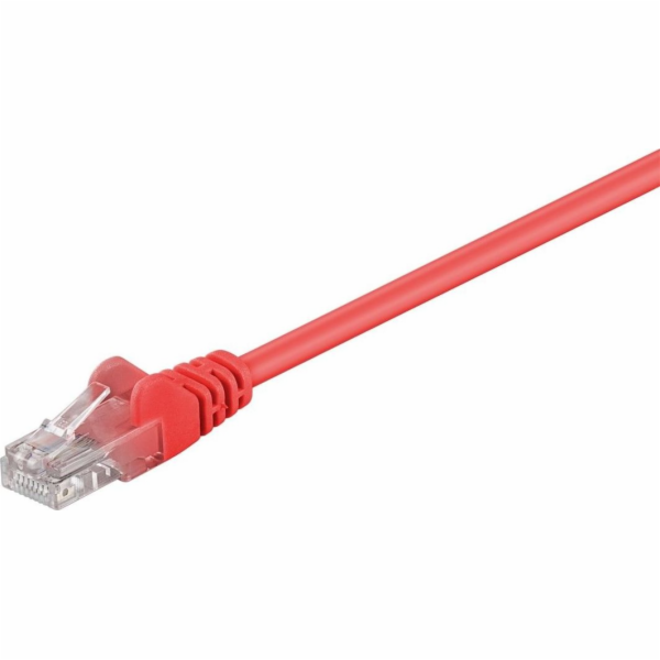 Goobay Goobay 95561 CAT 5e patch kabel, U/UTP, červený, 1...