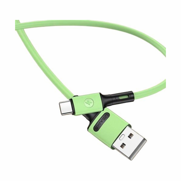 Usams USB-A – USB-C kabel USB 1 m zelený (69875-uniw)