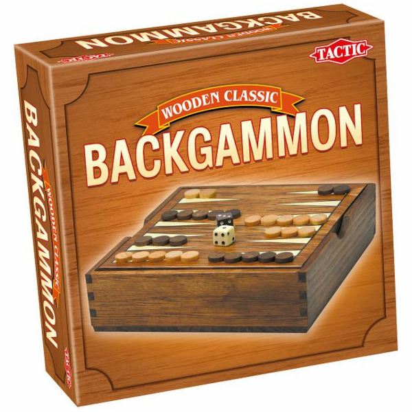Taktika Taktická hra Dřevěný klasický backgammon - 14026