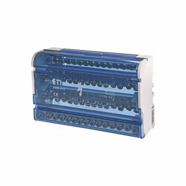 ETI Distribuční blok 125A 4P 15-svorkový EDB-415 ( 001102...