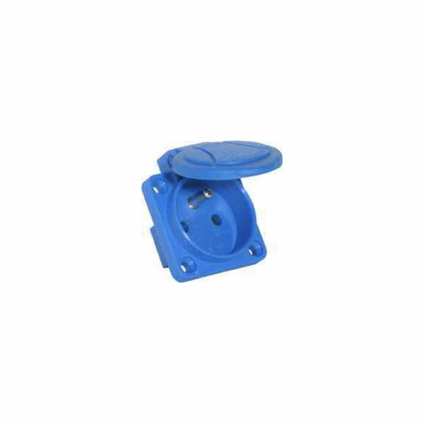 Elektromet Modrá panelová zásuvka 16A 230V 2P+Z IP54 GN-1...