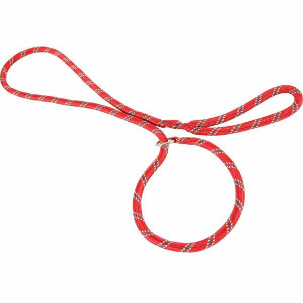 Vodítko Zolux Nylon, laso šňůra, 1,8 m, červená