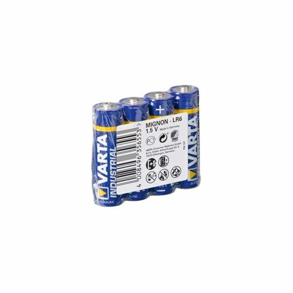 Baterie Varta Industrial AA / R6 4 ks.