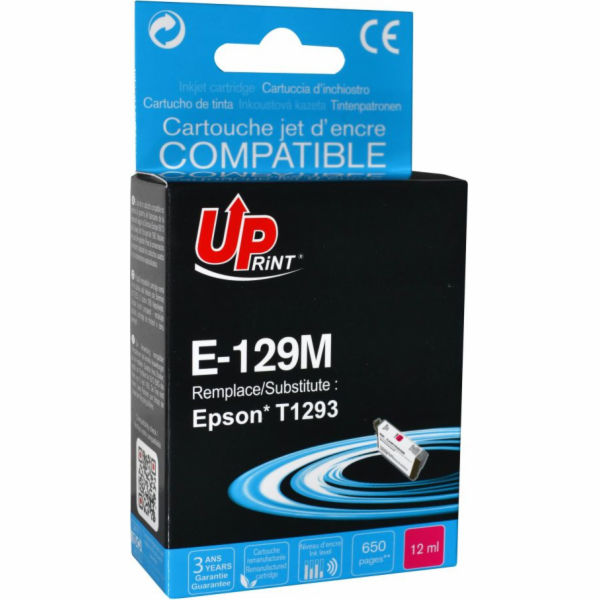 UPrint Ink E-129M / C13T12934010, T1293 (purpurová)
