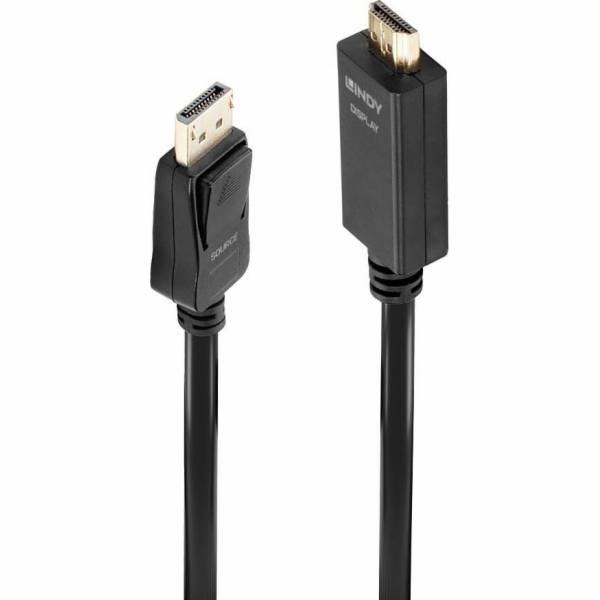 Lindy DisplayPort – kabel HDMI 5 m černý (36924)