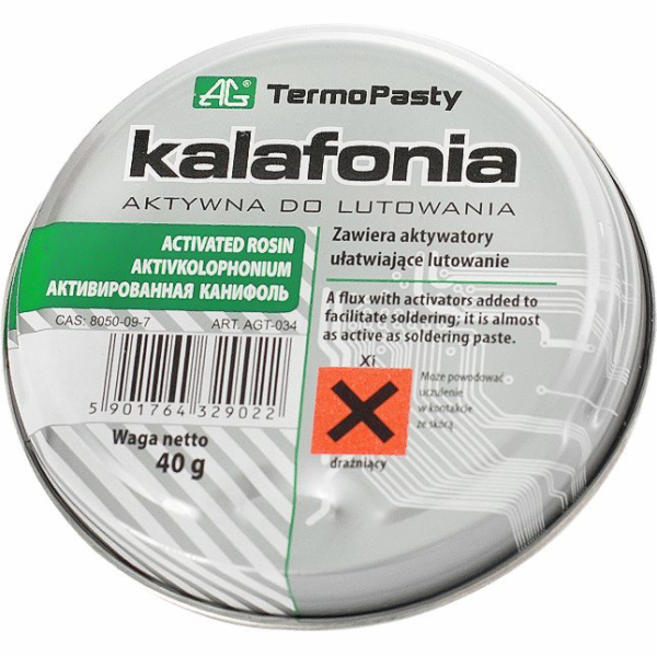 AG TermoPasty Aktivní kalafuna na pájení 40g (AGT-034)