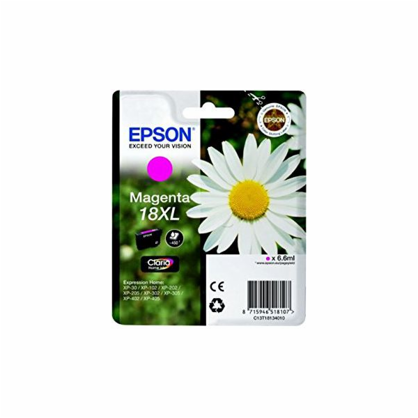 Inkoust Epson T181340, 18XL, purpurový (C13T18134022)