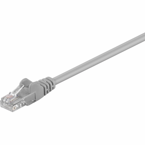 Goobay U/UTP propojovací kabel kat. 5e CCA šedý 15m (68352)