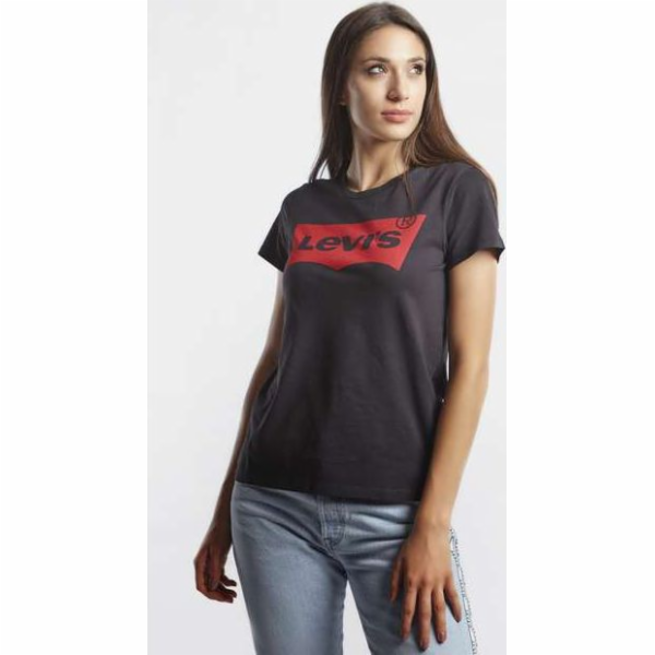 Levi`s THE PERFECT GRPHIC TEE 0201 LARGE BATWING BLACK - ...