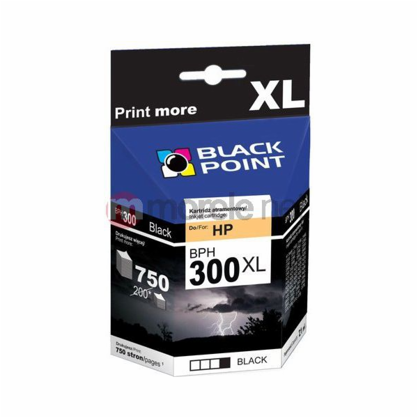 Inkoust Black Point BPH 300 XL / CC641EE č. 300 XL (černý)