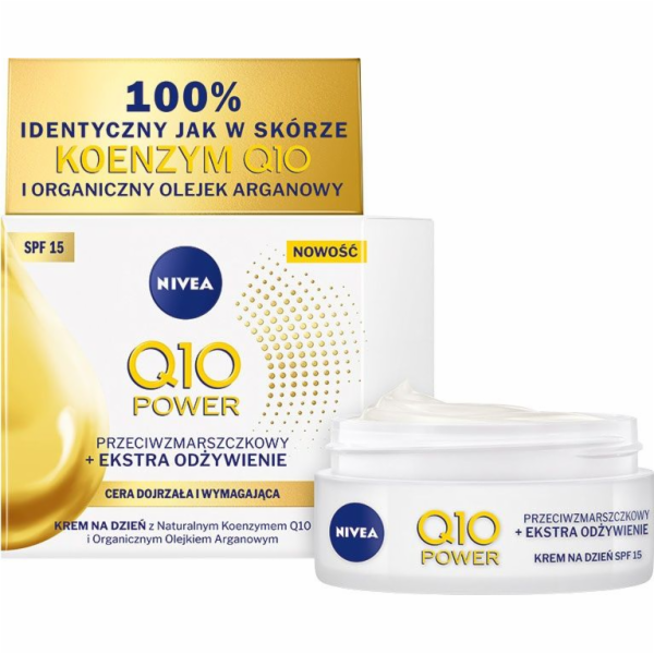 Nivea Q10 Power SPF15 krém na obličej proti vráskám 50 ml