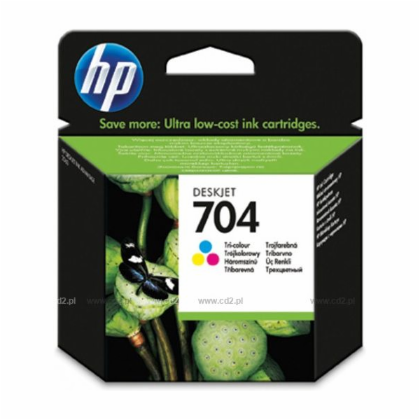 Inkoust HP CN693AE ink č. 704 (barva)