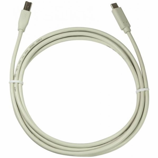LogiLink USB-C – USB-B kabel USB 1 m šedý (CU0160)
