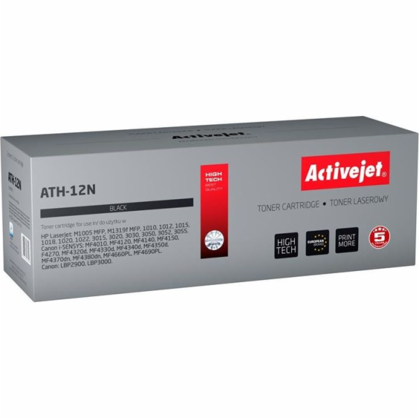 Activejet toner ATH-12N náhradní černý 12A (ATH12N)