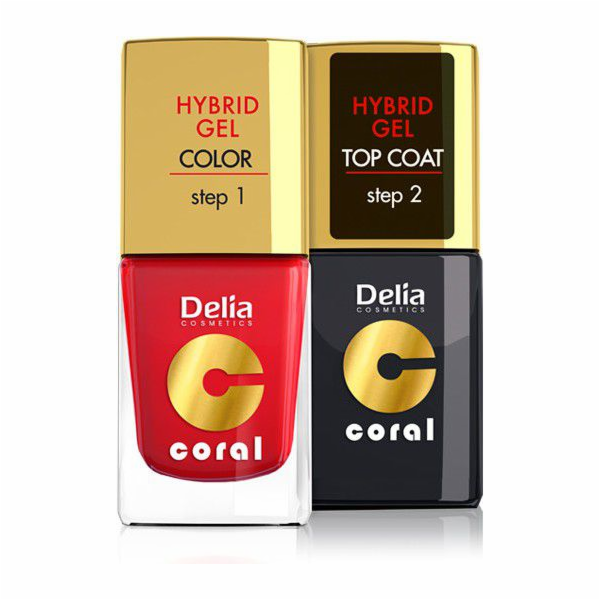 Delia Cosmetics Coral Hybrid Gel Nail email č. 26 11ml