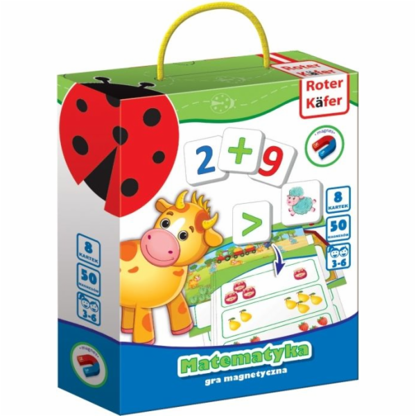 Magnetická matematická hra Roter Kafer
