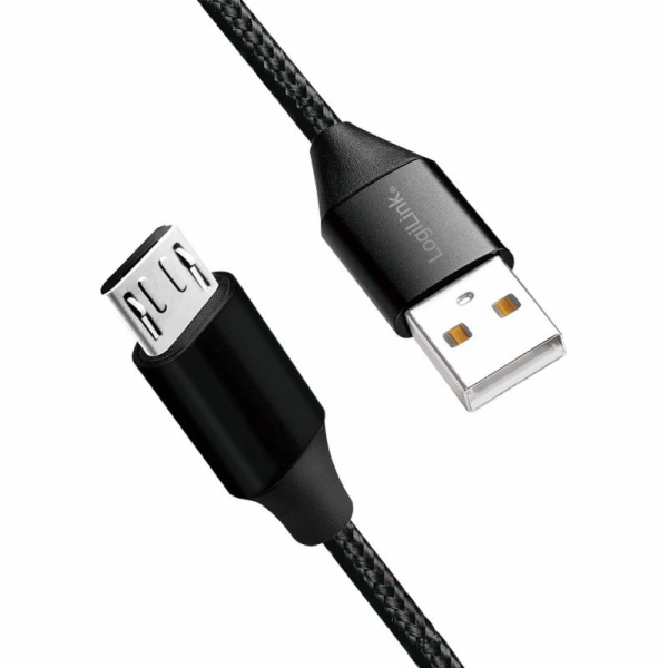 LogiLink USB-A - microUSB USB kabel 0,3 m černý (CU0143)