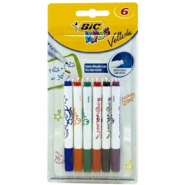 Bic Markers Mini Kids Velleda 6 kusů (199921)