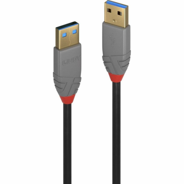 Lindy USB kabel USB-A – USB-A 0,5 m černý (36750)