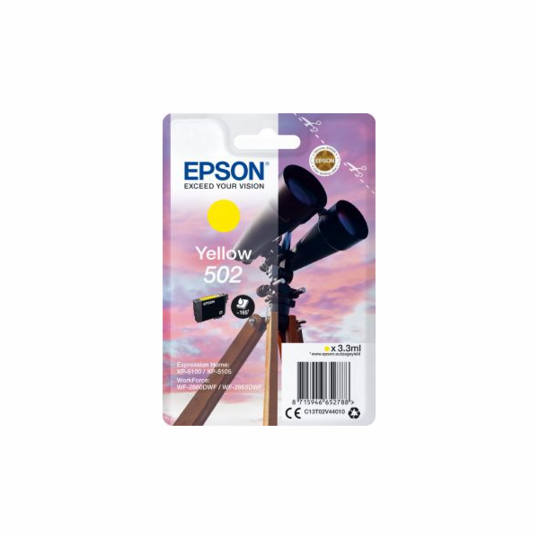 Inkoust Epson 502 (žlutý)
